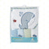 Spasilk Bath Hooded Towels & Washcloths Set for Babies, Hooded Terry Bath Towel & 4 Washcloths, Blue...