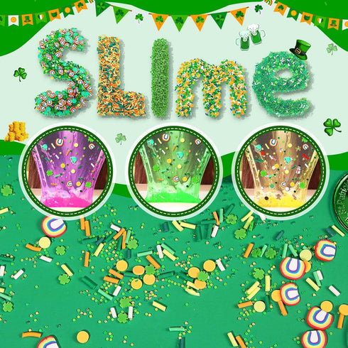 250 Grams St. Patrick's Day Fake Chocolate Candy Sprinkles Tiny Polymer Clay Embellishments Polymer Clay Slices Soft Clay DIY Decoration for Resin...