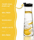 Clear Plastic Water Pitchers Carafes with Flip top Black Lids 34 OZ Heavy Duty Beverage Pitcher Jug for Juice or iced Coffee Great for Mimosa bar ...