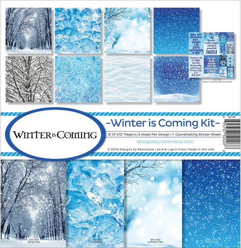 Reminisce WIC-200 Winter is Coming Collection Kit...