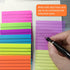 Transparent Sticky Notes 350pcs Clear Sticky Notes,Sticky Note Set for 2023 Planner Office School College Teacher Student Supplies 7 Bright Color,...