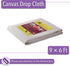 Bates- Drop Cloth, Canvas Drop Cloth 6x9, Canvas Tarp, Canvas Fabric, Drop Cloth Curtains, Drop Cloths for Painting, Painters Drop Cloth, Paint Dr...