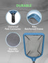 KEMANO Professional Low-drag Fast Cleaning Pool Leaf Skimmer Net, for Pools, Spa, Hot Tub, with 5.3” Depth Fine Nylon Mesh Net Bag, Debris Pickup,...