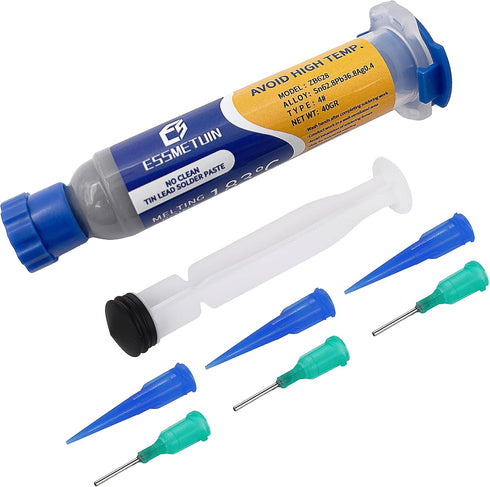 No Clean Solder Paste, Sliver Tin Soldering Paste For Electronic, PCB/Chip kit/IC/BGA/SMD Phone CPU Repairing...
