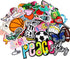 60pcs Random Assorted Styles Embroidered Iron on Patches, DIY Sew Applique Repair Patch Iron on/Sew on Patches for Backpacks,Pants,Clothes,Jeans,J...