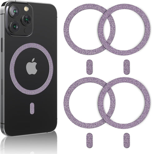 Magnetic Ring,Compatible with MagSafe Stickers,Supports Wireless Charging,Universal Magnetic Conversion Kit,Suitable for iPhone 15/14/13/12/11,Gal...