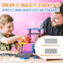 Strictly Briks Classic Stackable Baseplates, Building Bricks for Towers, Shelves, and More, 100% Compatible with All Major Brands, Silver, 4 Base ...