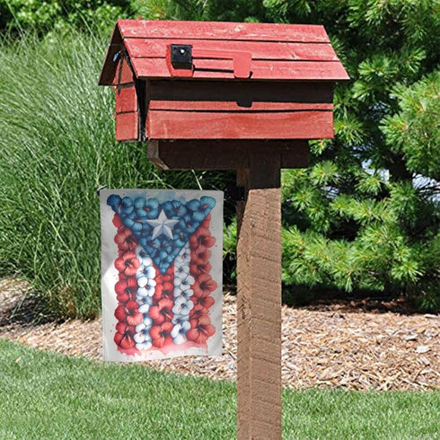 Puerto Rico Flag 12 X 18 inch Double Side Vertical Garden Flag Indoor Outdoor Perfect Decoration...