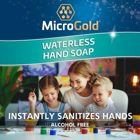 Alcohol Free Hand Sanitizer and Waterless Foaming Antibacterial Soap Kills 99.9% of Germs, Made in the USA, 4 Fl Oz (Pack of 1)...