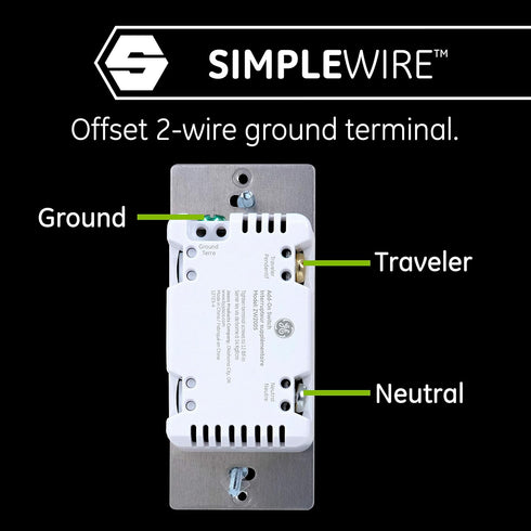 Enbrighten Add-On Switch QuickFit and SimpleWire, In-Wall Rocker Paddle, Z-Wave ZigBee Wireless Smart Lighting Controls, NOT A STANDALONE Switch, ...