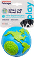Outward Hound by Planet Dog Orbee-Tuff Planet Ball Blue/Green Treat-Dispensing Dog Toy, Large...