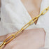 Julie Wang 2 Meters Gold Stainless Steel Paperclip Chain for Bulk Jewelry Making Soldered Cable Necklace Bracelet Chain DIY Accessories...