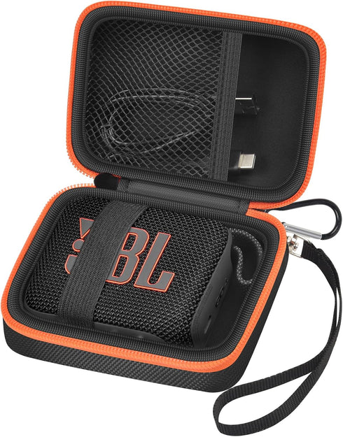 Carrying Case Compatible with JBL Go 4 - Portable Bluetooth Speaker Box Pro Sound, Also for Go 3/Go3 Eco/Go2 Waterproof Mini Wireless Speakers - C...