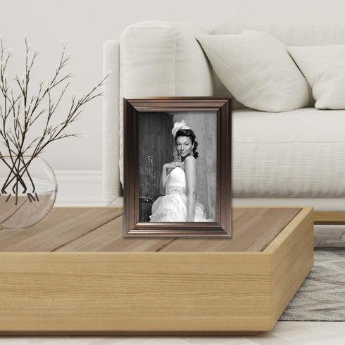Lawrence Frames 535557 Bronze 5x7 Classic Detailed Oil Rubbed Picture Frame...