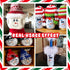 Snowman Face Stickers Snowman Decals Christmas Wall Decals Snowman Faces Decals Refrigerator Wall Stickers Window Cling Decal Lovely Snowman Face ...