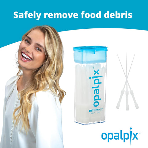 OpalPix Dental Picks (3 Packs) 32ct per Pack. Toothpicks by Opalescence GO Plastic Tooth Dental Pick Oral Care Soft. 5590-3...
