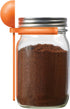 Jarware Coffee Spoon Clip for Wide Mouth Mason Jars, Orange...