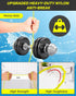 Drain Clog Remover Tool, 30 Inch Sink Snake Hair Clog Remover with Rotating Handle and 7 Wand Spares, Anti-Break Nylon Drain Hair Remover Plumbing...