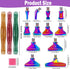 DoreenBow 21Pcs Diamond Art Painting Pens Glitter Christmas Diamond Art Painting Tools Stainless Screw Thread Tips Multi Placer Tips Ergonomic Dia...