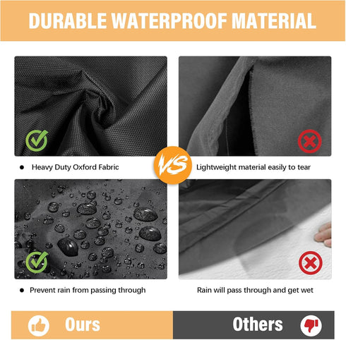 Tonhui Exercise Bike Cover, Upright Indoor Cycling Protective Cover Dustproof Waterproof Cover Ideal for Indoor Or Outdoor Use...