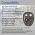 Key Fob for Chevy Silverado Equinox Suburban 2003-2006 | Mushan Key Fob LHJ011 | Replacement Key for Chevy&for Cadillac | 3-Button Key Fob | Easy ...