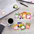 16 Pieces Cute Sticky Notes Cartoon Animal Sticky Notes Kawaii Self Sticky Memo Pads Notes for Kids Students Home School Office Easter Bunny Gifts...