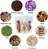 100 Pcs Resealable Bags,3.9" x 5.9"Matte Stand Up Food Bags,Zip Lock Food Storage Bags for Packaging Products,Herbs,Snack,Tea,Spices,Pet Food and ...