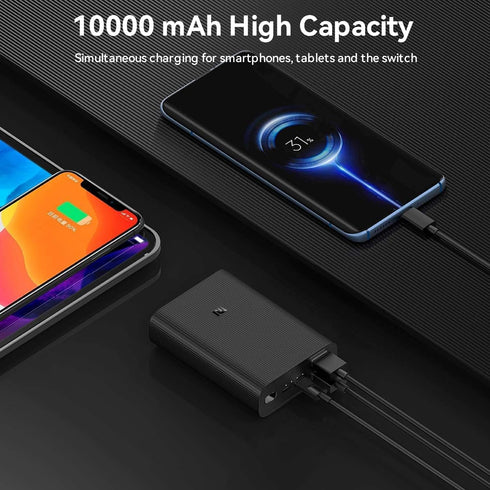 Xiaomi Mi Power Bank 3 Ultra Compact, 10000 mAh, Graphite Black...