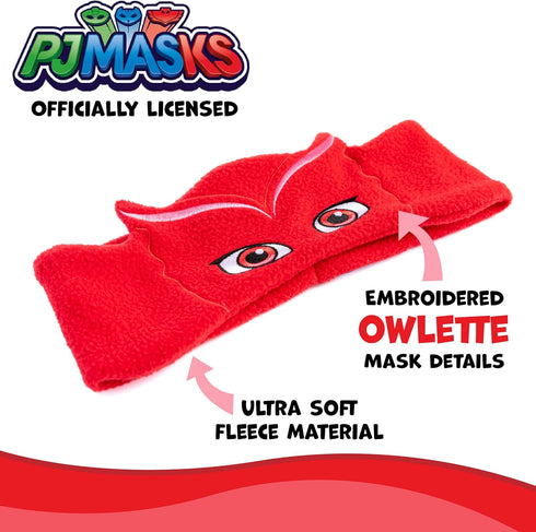CozyPhones PJ Masks Owlette Kids Headphones Over The Ear Headband Headphones - Volume Limited with Thin Speakers & Soft Fleece Headband...