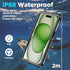 for iPhone 15 Plus Case Waterproof Magnetic with Built-in Screen Protector,Compatible with MagSafe Shockproof Dustproof Heavy Duty Full Body Prote...