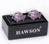 Unique Purple Tropical Fish Cufflinks For Men With Gift Box...