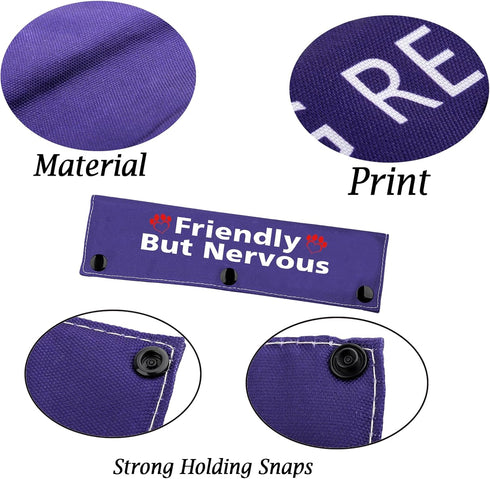 Nervous Dog Leash Sleeve Friendly But Nervous Leash Wrap Social Distancing Gift?Friendly But Nervous?...
