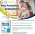 Probiotics for Women and Men, 300 Billion CFU Probiotics from 12 Strains Probiotic, Organic Prebiotics Blend, Shelf Stable Probiotic Supplement fo...