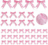 Waydress 36 Pieces Bow Decor, Christmas Tree Bow Ornament, Glitter Ribbon Bowknot for Wreath Garland, Party Crafts Home Decoration, 3 Sizes 4.3 x ...