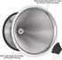 Pour Over Coffee Dripper - Stainless Steel Micro Mesh Filter with Scoop Fits Most Travel Mugs,Tea And Coffee Cups...