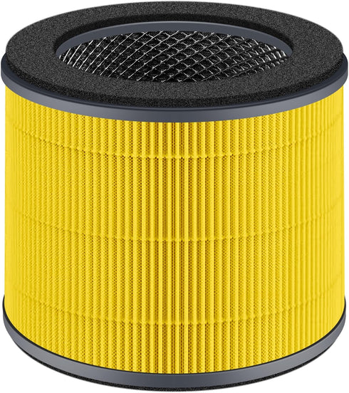 AP-T10FL Pet Care Replacement Filter Compatible with Home-Dics AP-T10 AP-T10-WT AP-T10-BK Air Purifier, Part# AP-T10FL, 1 Pack, Yellow...