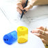 Sonuimy Pencil Sharpeners, 4 Pcs Pencil Sharpeners Manual,Dual Holes Compact Colored Handheld Pencil Sharpener for Kids with Lid Adults Students S...