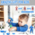 HAPTIME Ninja Action Figures, 6 Pack Ninja Figure Toys for Boys, 3.5-Inch Ninja Warriors with Weapon Accessories, for Kids Ages 3+, Cake Topper...