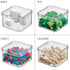 iDesign Crisp Plastic Refrigerator and Pantry Bin, Modular Stacking Food Storage Box for Freezer, Fridge, Office, Cabinet, Bathroom, BPA Free, 6.3...
