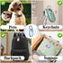 2 Pack Waterproof Compatible with Samsung Galaxy SmartTag2 Holder, TPU GPS Tracker Protective Case for Samsung Tag 2 with Keychain, Anti-Scratch S...