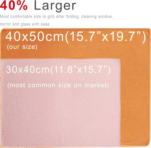 Extra Large Streak Free Glass Cleaning Cloth, Lint Free Nanoscale Microfiber Tower, Fish Scale Glass Cleaning Cloth, Polishing Tower for Window Mi...