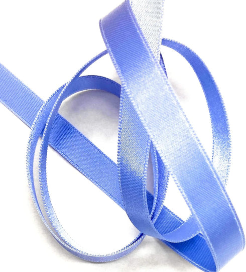 1/4 inch Double Faced Nylon Satin Ribbon - 50 Yard Spool, Made in Japan Perfect for Wedding Decor, Wreath, Baby Shower,Gift Package Wrapping Etc. ...