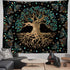 XGXL Life Tree Tapestry - Bohemian Hippie Wishing Tree Tapestries Psychedelic Wall Carpet Mystic Aesthetic Wall Tapestry for Living Room Bedroom...