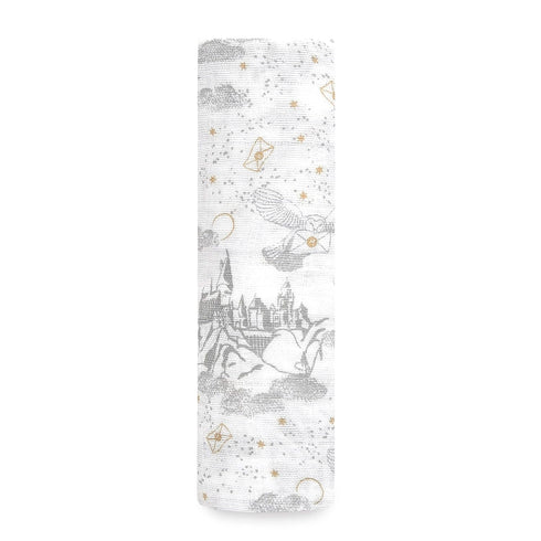 aden + anais Harry Potter Swaddle Blanket, Boutique Muslin Blankets for Girls & Boys, Baby Receiving Swaddles, Ideal Newborn & Infant Swaddling Se...