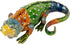 QIFU Hand Painted Enameled Lizard Style Decorative Jewelry Trinket Box Hinged...