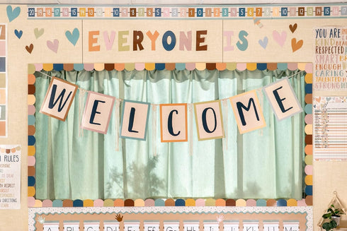Teacher Created Resources Everyone is Welcome Number Line (-20 to +120) Bulletin Board (TCR7164)...