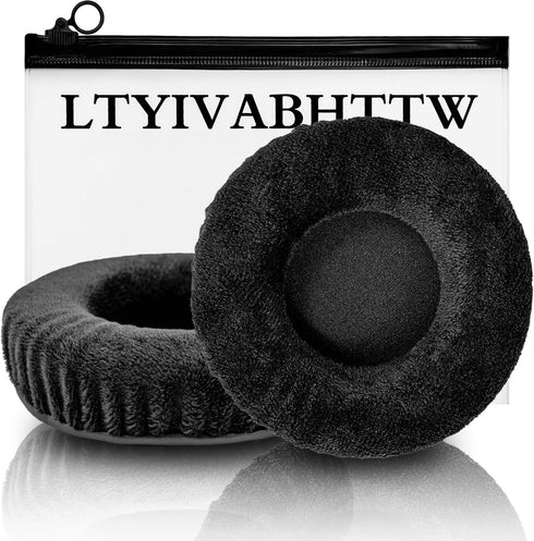 90mm Replacement Ear Pads Compatible with NS-WHP314, MDR-V700 V500, HDJ2000, DJ DN-HP1000, HARX300 HARX500, ProDJ100 ProDj200, RP-DH1200, T4s Head...