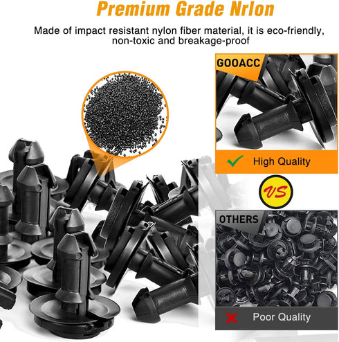 GOOACC GM Front Air Deflector Retainers Clips 15733971 for GM Chevrolet 15733971-15PCS...