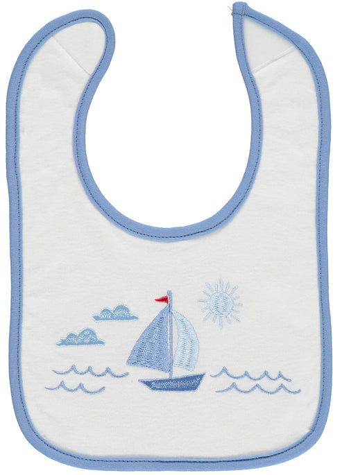 Cudlie 5-Pack Baby Bibs for Drooling Teething and Feeding Infants - Baby Drool Bibs for Baby Boys, Newborn Accessories, Baby Shower Gifts - Sailbo...