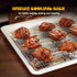 Hiware 2-Pack Cooling Racks for Baking - 8.5" x 12" - Quarter Size - Stainless Steel Wire Cookie Rack Fits Quarter Sheet Pan, Oven Safe for Cookin...
